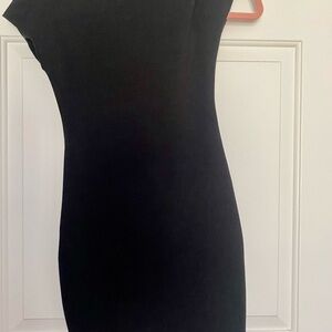 Zara Black One Shoulder Cocktail Dress